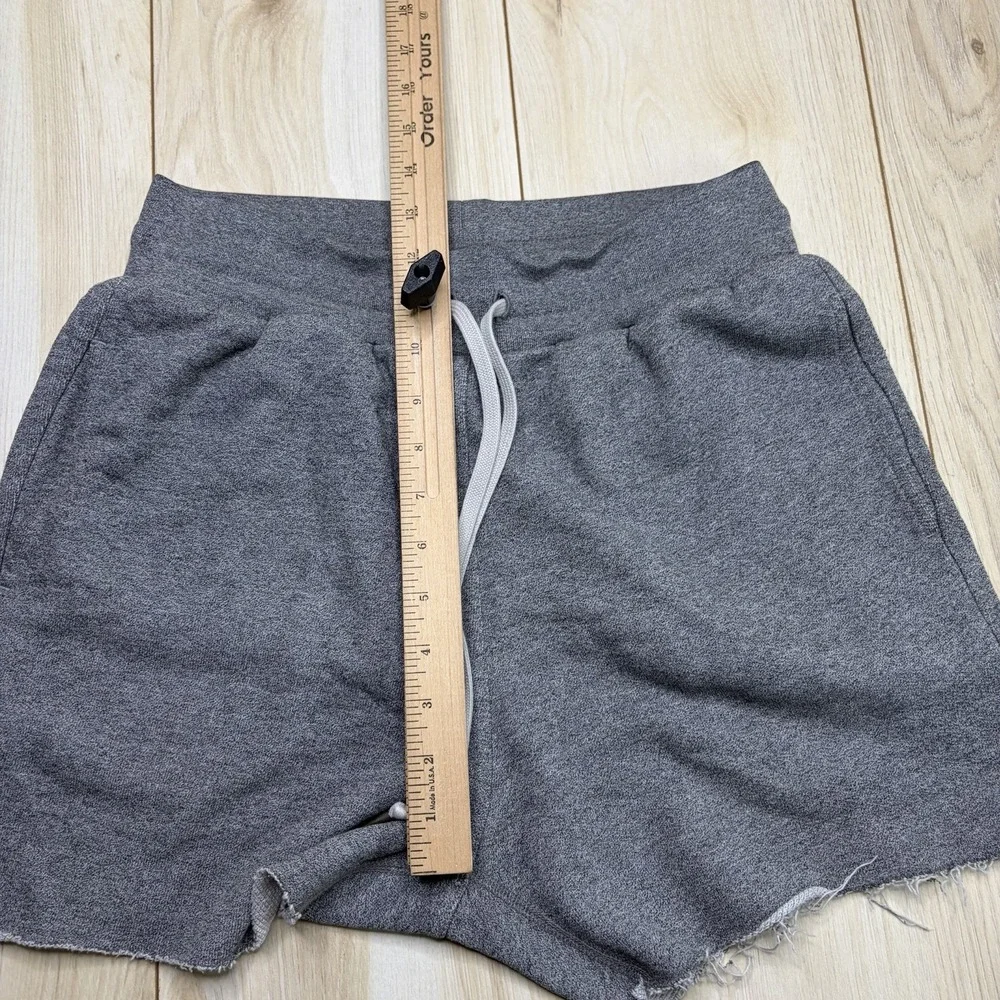 John Elliott French Terry Distressed Sweat Shorts Men's Size 3 Large Gray